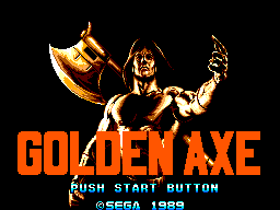 Golden Axe Title Screen